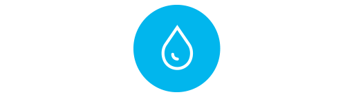 Symbol für Wasserversorgung (Tropfen)